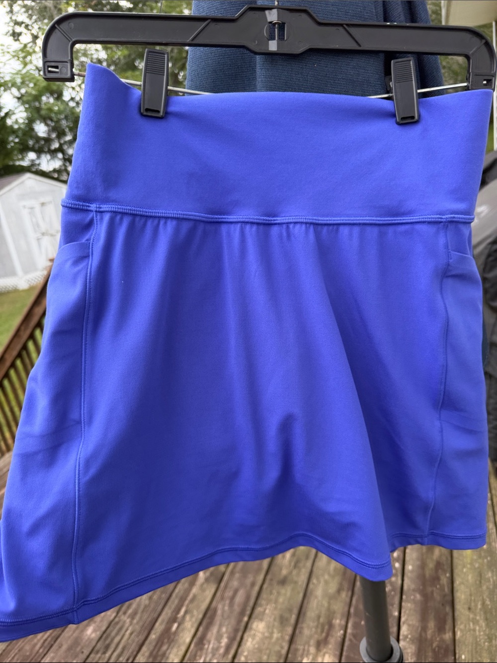 Athleta Electric Blue Circle Skirt